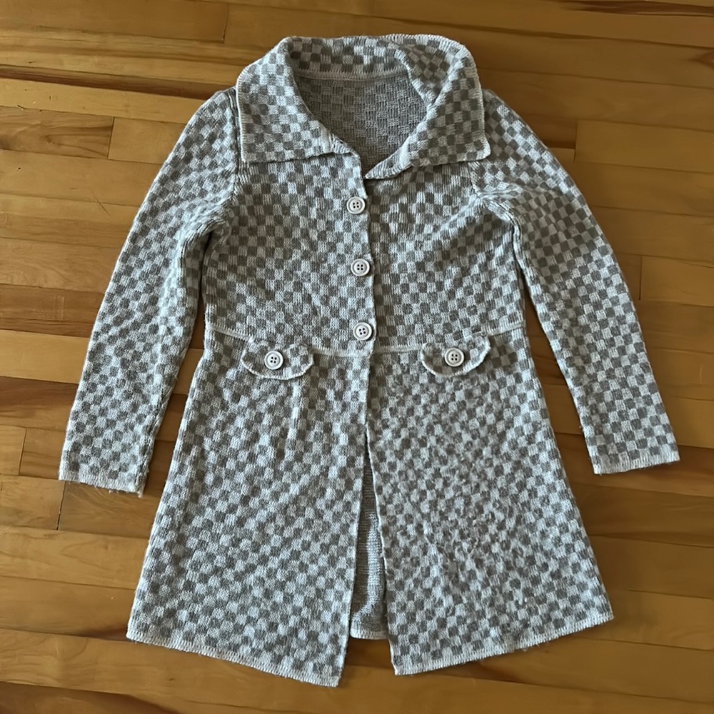Vintage Checkered Sweater